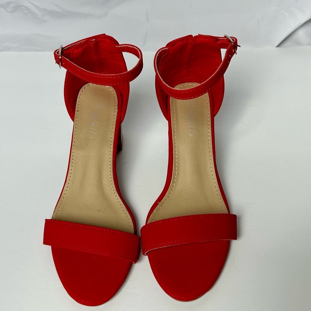 Elegant Red Women's Heels